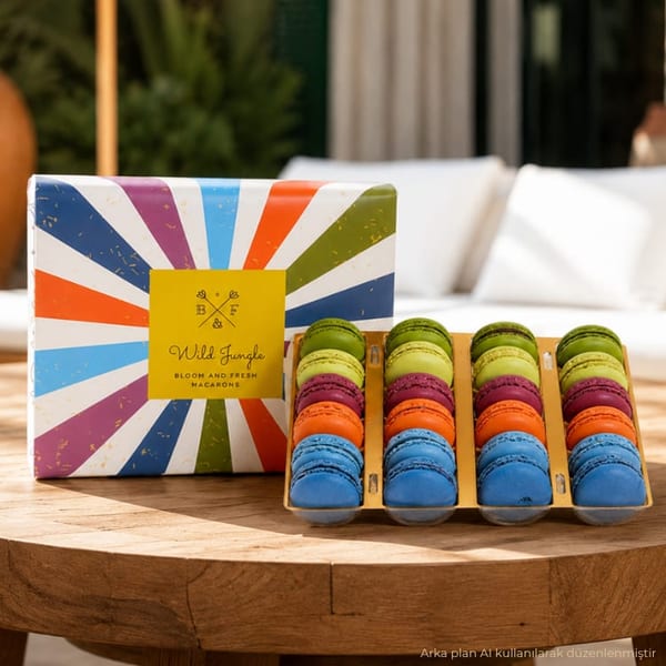Wild Jungle Macarons (24'lü) — görsel 3